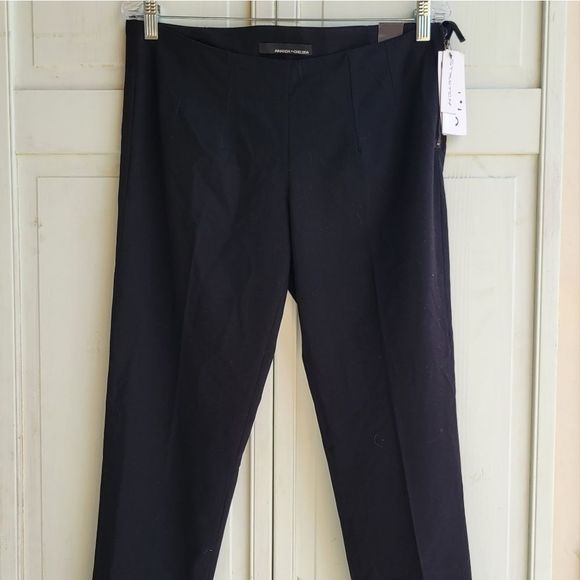Amanda & Chelsea Black Cropped Ankle Career Trousers Size 10P NWT - Picture 3 of 8